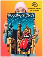 плакат постер roling stones - big ban