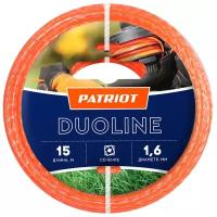 Леска Duoline (15 м; 1.6 мм; скрученный квадрат; двухцветная) PATRIOT 805401141