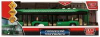 Модель пластик "Городской троллейбус", 19 см, 3 кноп, инер, зел, свет-звук KAMTROLL-20PL-GN 9303994