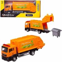 Машина металлический RMZ City 1:64 Мусоровоз MAN, без механизмов