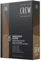 American Crew Precision Blend краска-камуфляж для седых волос, 4/5 Средний Натуральный 3*40 мл