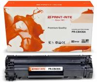 Картридж лазерный Print-Rite TFH920BPU1J PR-CB436A CB436A black ((2000стр.) для HP LJ P1505/ M1120/M1522) (PR-CB436A)