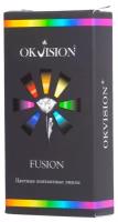 Цветные контактные линзы OKVision Fusion 3 месяца, -2.00 8.6, Blue/Violet, 2 шт