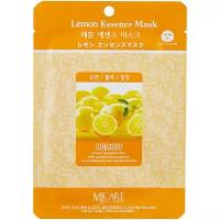 Mijin Lemon Essence Mask - Миджин Тканевая маска для лица с экстрактом лимона, 23 гр -