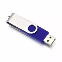 USB флешка, USB flash-накопитель, Флешка Twist, 64 Гб, темно-синяя, арт. F01 USB 3.0 30шт