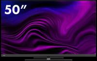 Телевизор Haier 50 Smart TV AX Pro, QLED, 4K Ultra HD, титановый