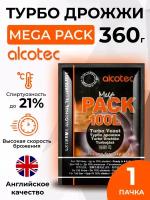 Дрожжи спиртовые Alcotec MegaPack 100L (Алкотек Мегапак 100 литров) 360г