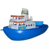 Корабль Полесье Чайка (36964), 37 см, белый/синий