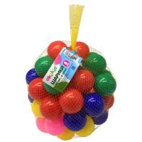 Шарики для сухого бассейна 6 см / 50 шт / шарики для бассейна Okikid / разноцветные