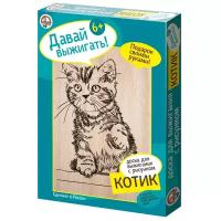 Доски для выжигания "Котик" 2 штуки 01569