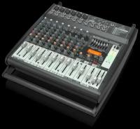 Behringer PMP500 микшер-усилитель 2 х 250Вт•4Ом 12 каналов (4 моно, 4 стерео, 2 доп. стерео), процессор эффектов KLARK TEKNIK