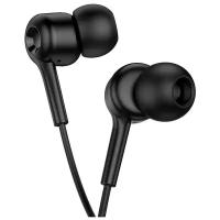 Наушники M82, La musique universal earphones, HOCO, вакуумные с микрофоном, черные