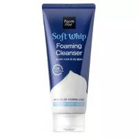 Farmstay пенка очищающая с гиалуроновой кислотой и коллагеном Soft Whip Foaming Cleanser