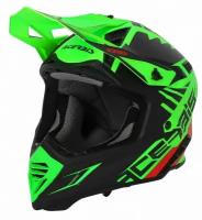 Мотошлем кроссовый взрослый Acerbis X-TRACK 22-06 Fluo-Green/Black, M