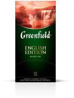 Чай черный Greenfield English Edition в пакетиках, 25 пак