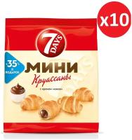 7DAYS Мини-круассаны с кремом Какао, 300 г х 10 шт