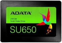 Накопитель SSD 2.5' ADATA Ultimate SU650 Ultimate SU650 120GB TLC SATA 6Gb/s 520/320MB/s IOPS 20K/75K MTBF 2M RTL