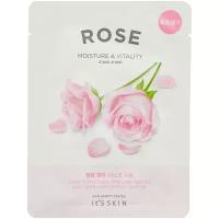 Укрепляющая тканевая маска с розой The Fresh Rose Mask Sheet It's Skin, 1 шт/упк