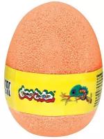 Каляка-Маляка Пластилин шариковый мелкозернистый в яйце 150 мл 27 г 1 цв. оранжевый пшмкмя-о