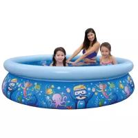 Бассейн надувной JILONG SEA WORLD POOL, 205х47,возраст 3+