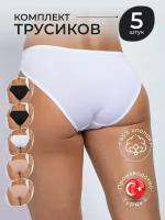 Трусы женские набор 5 шт хлопок слипы Турция ALYA Underwear L (46-48)