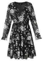 Платье MIST: plus-size 9441852 женское, цвет черный, размер 52
