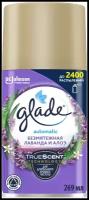 Glade Automatic см. баллон "Безмятежная лаванда и алоэ", 269 мл