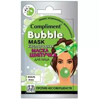 Compliment Кислородная маска-шипучка для лица Bubble Mask Против несовершенств, 7 мл