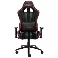 Компьютерное кресло ZONE 51 Gravity игровое, обивка: текстиль/искусственная кожа, цвет: black/red
