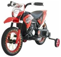 Детский Кроссовый электромотоцикл Qike TD Red 6V - QK-3058-RED