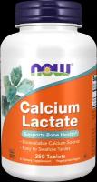 NOW FOODS Calcium Lactate 255 mg (Лактата Кальция 225 мг) 250 таблеток (Now Foods)