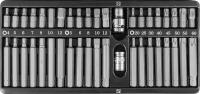 Набор вставок-бит 10 мм шестигранных H4-12 мм, Torx Т20-Т60, Spline М5-М12 (30 и 75 мм), 42 предмет S29H4142SM