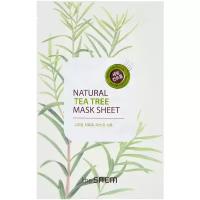 Маска на тканевой основе, 21 мл, Natural Tea Tree Mask Sheet, THE SAEM, 8806164158838