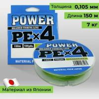 Плетёный шнур/ Плетенка для рыбалки 0,105 мм. 150 м. 7 кг