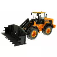 Погрузчик Siku фронтальный JCB 435S (3663) 1:32, 25 см, оранжевый/черный