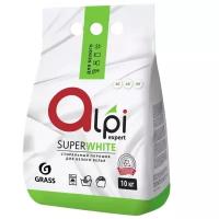 Стиральный порошок Grass Alpi Expert Super white для белого белья, 10 кг