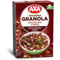 Мюсли AXA Muesli Crispy хрустящие медовые хлопья и шарики с шоколадом и орехами