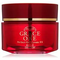 Антивозрастной крем-гель для лица KOSE Grace One Perfect Gel Cream EX, увлажняющий и повышающий упругость кожи, 100г