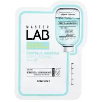 TONYMOLY MASTER LAB ULTRA CENTELLA ASIATICA MASK SHEET Тканевая маска для лица с экстрактом центеллы азиатской 19г