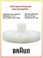 Шестерня для мясорубки Braun PowerPlus Multiquick