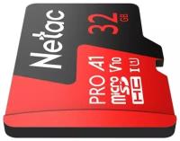 Карта памяти microSDHC UHS-I U1 NETAC P500 Extreme Pro 32 ГБ, 100 МБ/с, Class 10, NT02P500PRO-032G-R, 1 шт., переходник SD