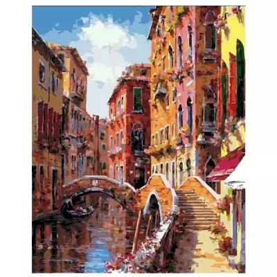 Белоснежка Картина по номерам "Мосты и каналы Венеции" 50х40 см (257-AB)