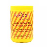 NEXPROF Classic care Маска с маслом арганы, льна и сладкого миндаля для волос и кожи головы