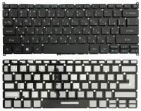 Клавиатура для ноутбука Acer Swift 3 SF314-41 SF314-52 SF314-52G, Swift 5 SF514-51 черная с подсветкой