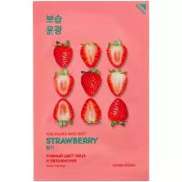 Holika Holika Pure Essence Mask Sheet Strawberry (Освежающая тканевая маска - Клубника), 20 мл