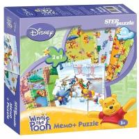 Игра "Медвежонок Винни". Мемо-Puzzle (Disney)