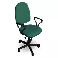Компьютерное кресло Мирэй Групп Престиж Самба плюс офисное, обивка: текстиль, цвет: зеленый