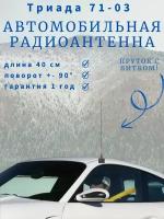 Автомобильная антенна для радио Триада-АН 71-03. Поворотная, на водосток