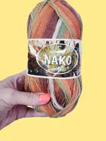 Пряжа для вязания Nako Boho Desen 1 шт 400 м 100 г