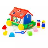 Каталка-игрушка Полесье Игровой дом 6202, разноцветный